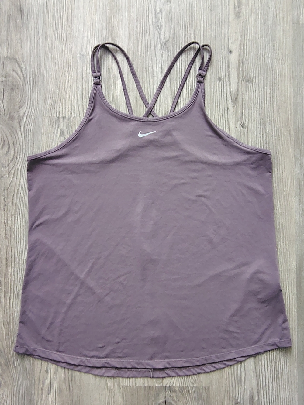 Nike Women's One Classic DRI-FIT Slim Fit Dusty Purple Tank Top Size XL